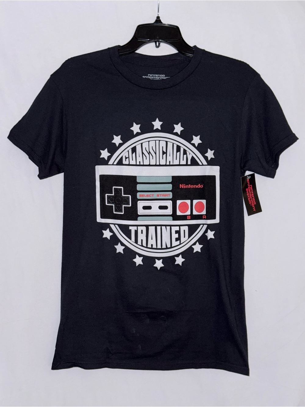 NWT Nintendo NES Black 'Classically Trained' Controller Tee Size XXL